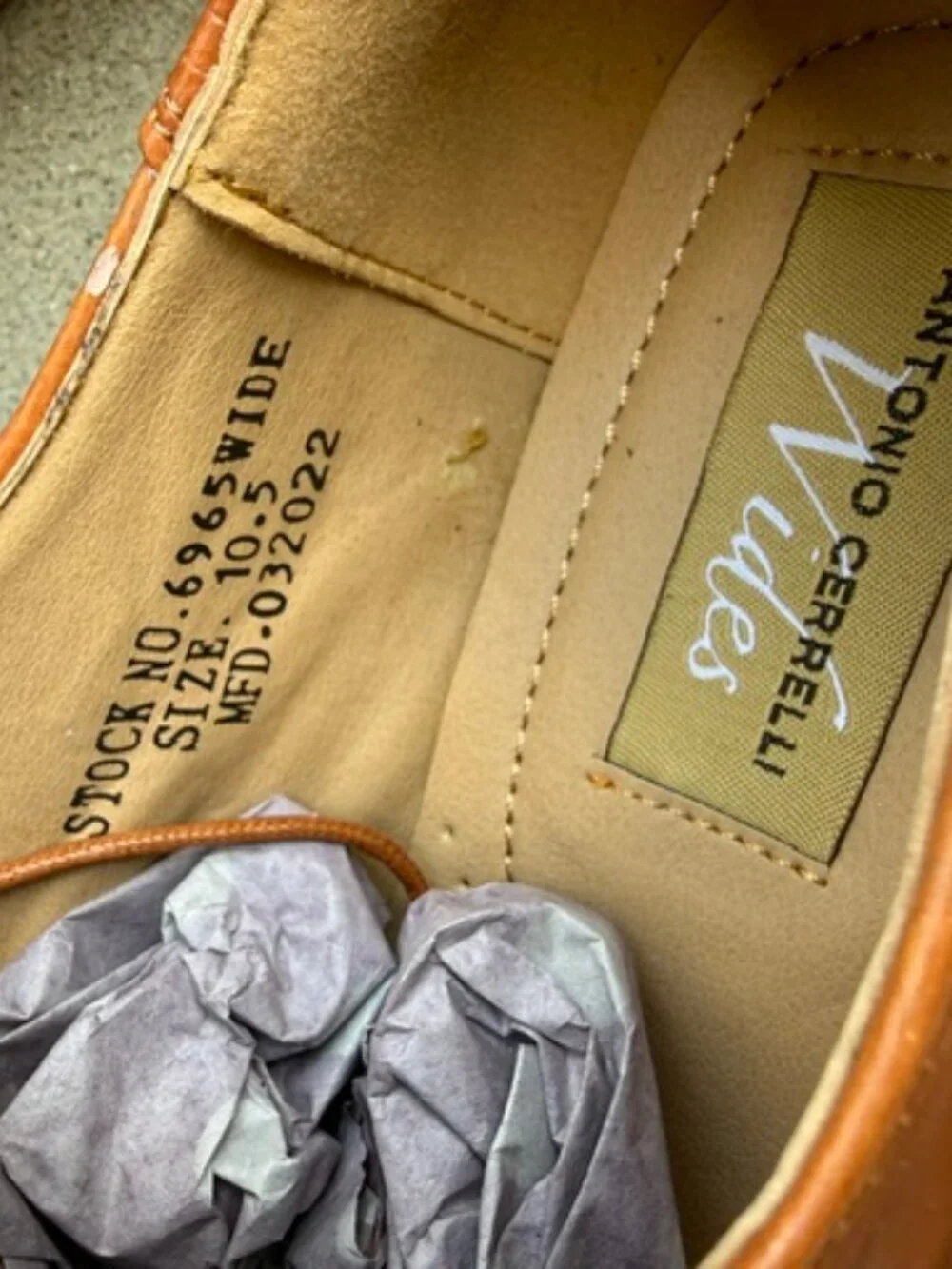antonio cerrelli dress shoes new no box